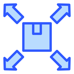 Distribution center icon