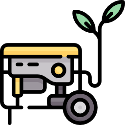 Electric generator icon