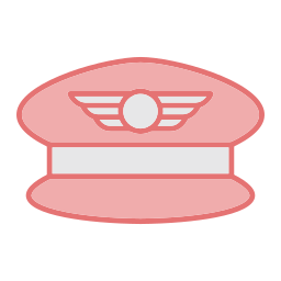 Pilot hat icon