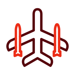 Jet plane icon