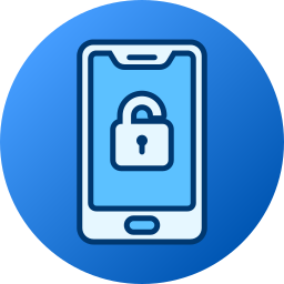 Lock phone icon