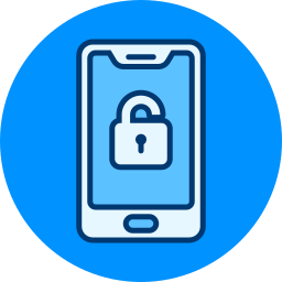 Lock phone icon