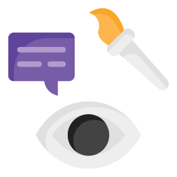 Visual communication icon