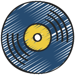 vinyl-scheibe icon