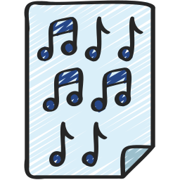 Music sheet icon