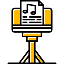 Music stand icon