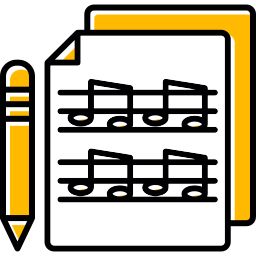 Music score icon