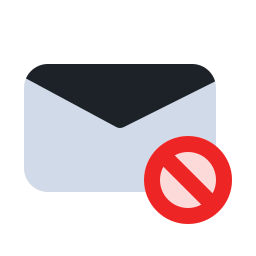 Block message icon