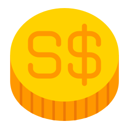 dollar de singapour Icône