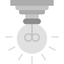 lâmpada elétrica Ícone