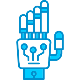 Robot hand icon