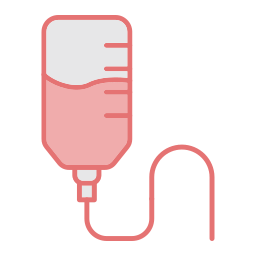 Blood bag icon