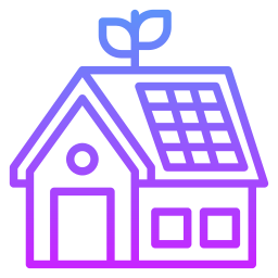 Eco house icon