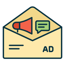 Email marketing icon