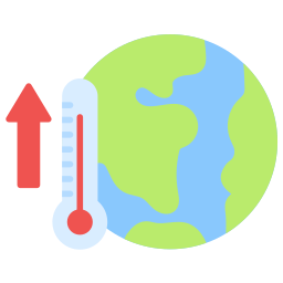 Глобальное потепление иконка