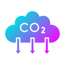 geringe emissionen icon