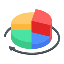 diagramme circulaire Icône