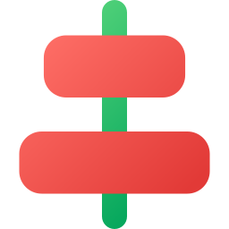 horizontale ausrichtung icon