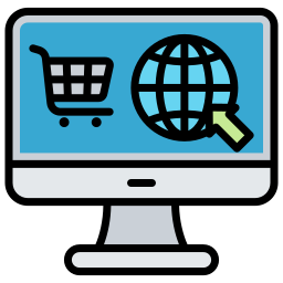 e-commerce website icoon