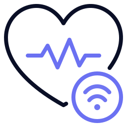 Heart activity icon