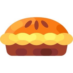 Pumpkin pie icon