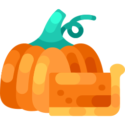 Pumpkin pie icon