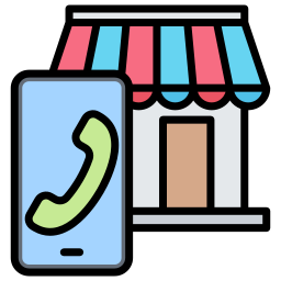 Mobile shopping icon