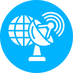 señal satelital icono