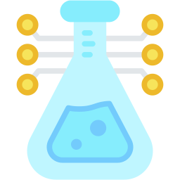 virtueel laboratorium icoon