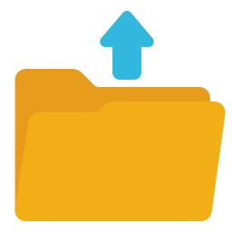 Folder transferring icon