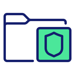 bezpieczeństwo folderów ikona