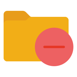 フォルダーの削除 icon
