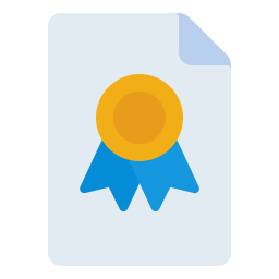 Файл сертификата иконка
