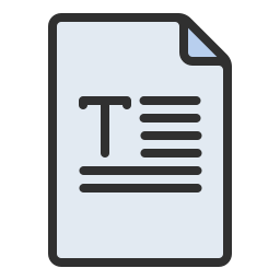 Text file icon