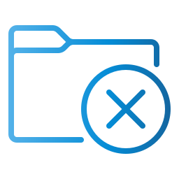Folder error icon