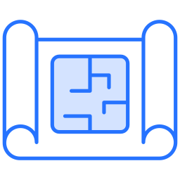 blauwdruk icoon