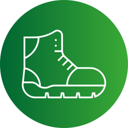 Hiking boots icon