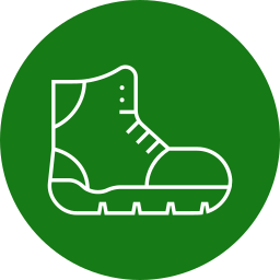 Hiking boots icon