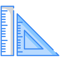 regla de escala icono