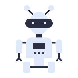 máquina robótica icono