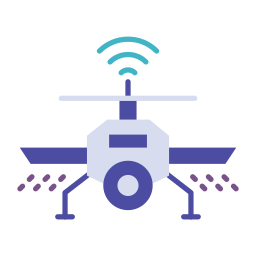 Smart drone icon