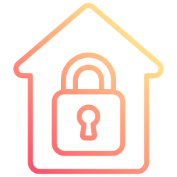 Secure home icon