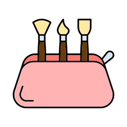 Cosmetic bag icon