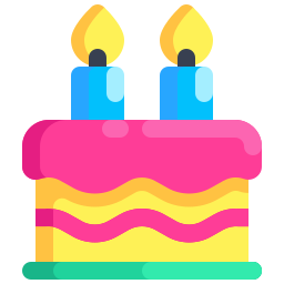 Birthday cake icon