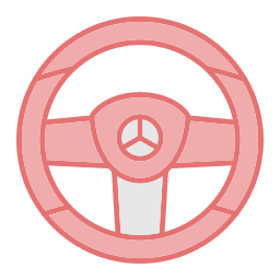 Steering wheel icon