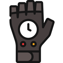 Fingerless gloves icon