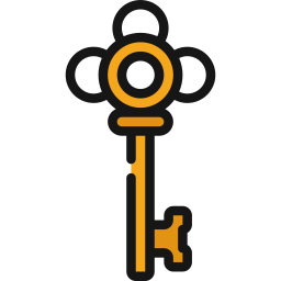 Vintage key icon