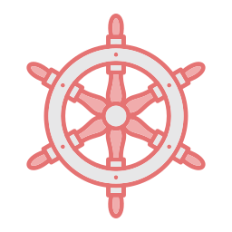 Ship wheel icon