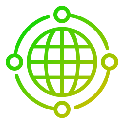 conexión mundial icono