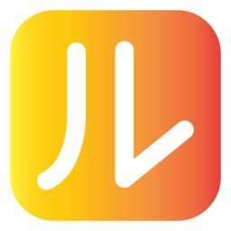 Japanese alphabet icon